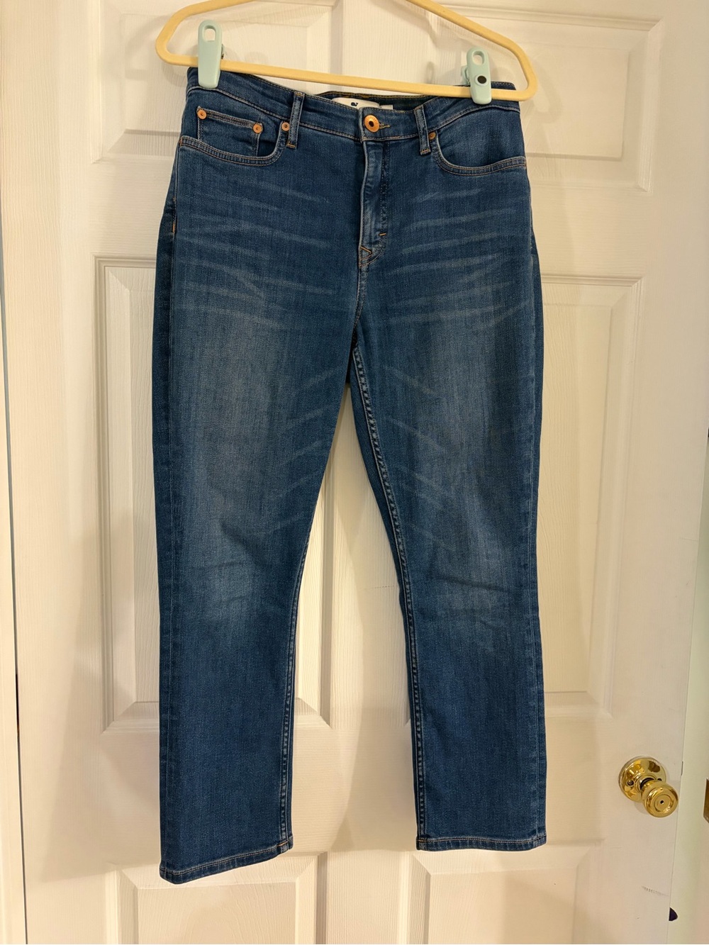 Vineyard Vines High Rise Straight leg denim jeans women’s size 30 medium wash